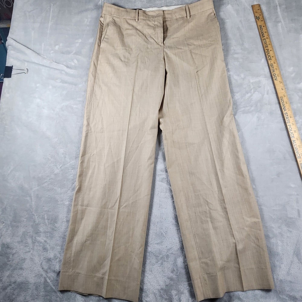 Loro Piana Khaki Slim Cotton Chinos Pants Flat Front IT 60 US 44 Italy